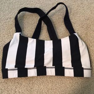 Lululemon striped bra size 4